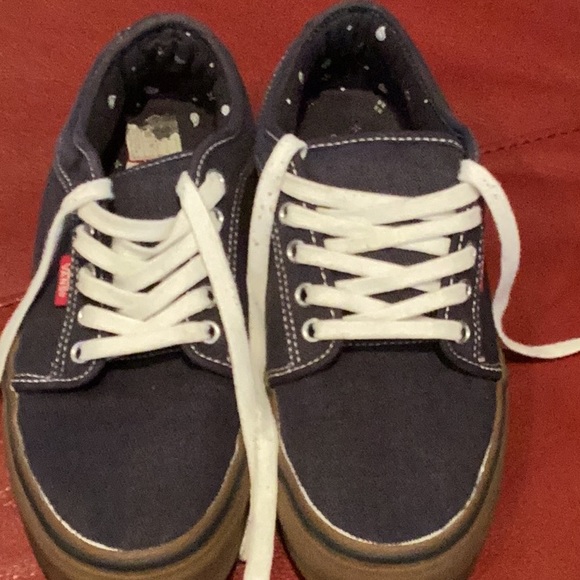 Blue canvas Vans - Picture 2 of 7